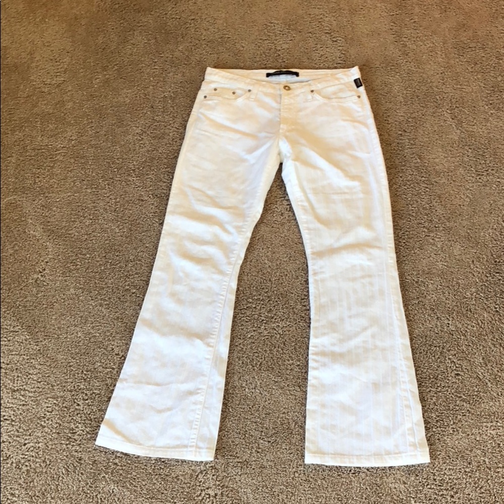 VERSACE COUTURE WHITE BOOTCUT JEANS